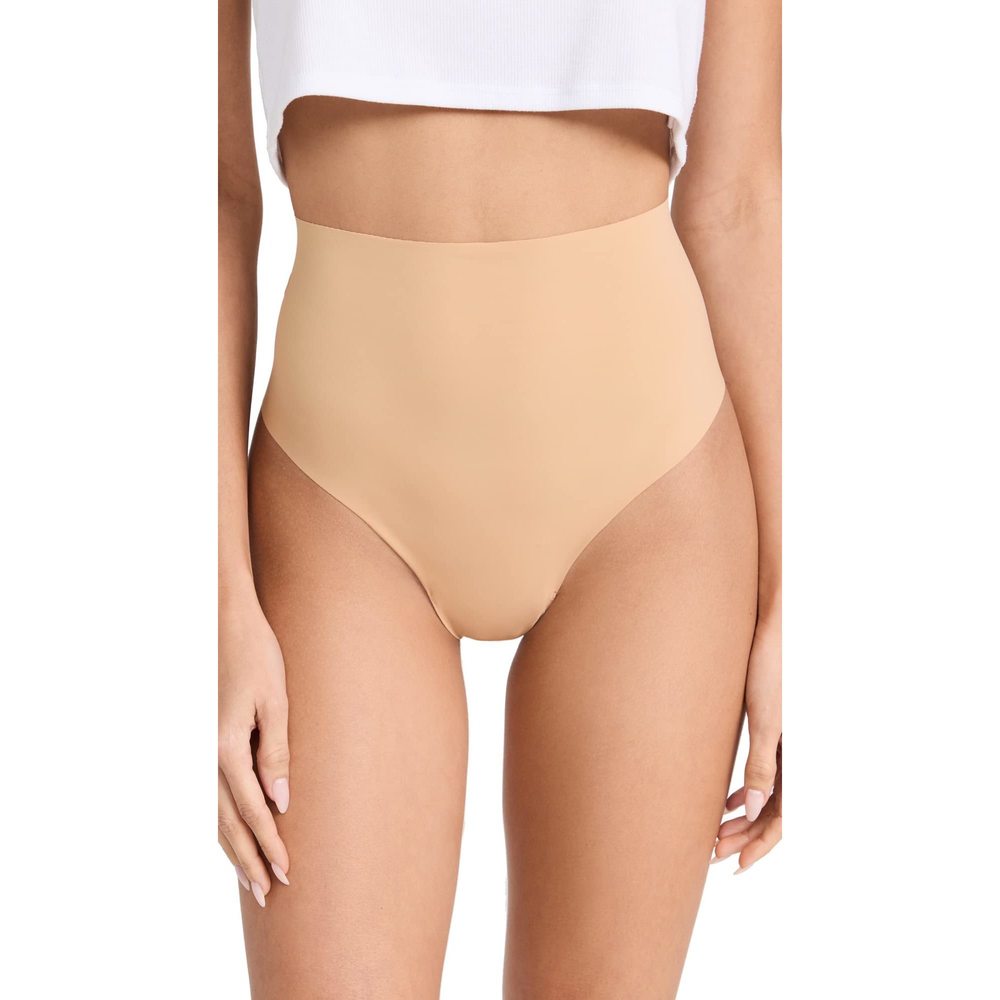 commando Women's Classic High-Rise Thong, true nude, s/m